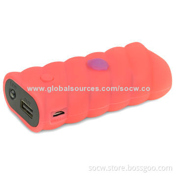 5,200mAh Simple Power Bank for Gifts, Fashionable and Exquisite